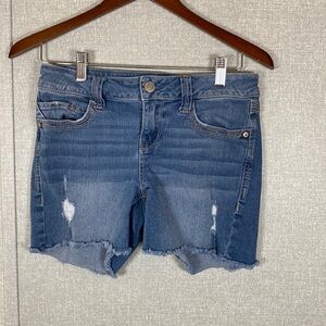 Seven7 Cut Off Distressed Jean Shorts